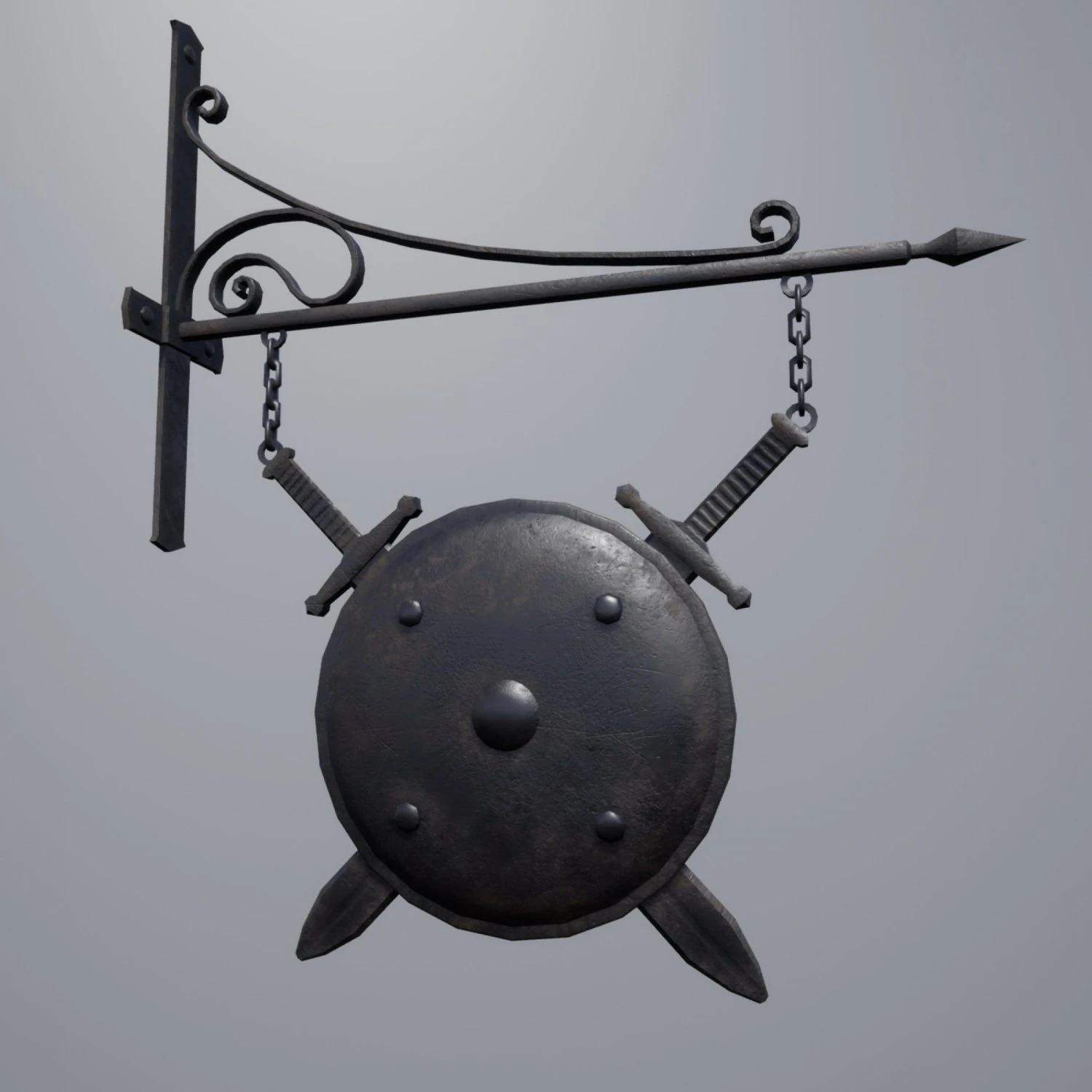 armorer sign 3D Model .c4d .max .obj .3ds .fbx .stl .blend