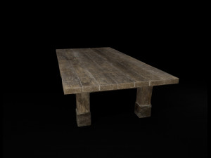 curved stool 3D Model