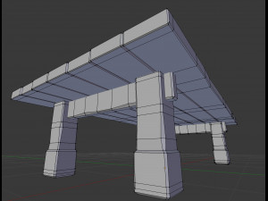 curved stool 3D Model