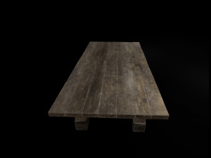 curved stool 3D Model