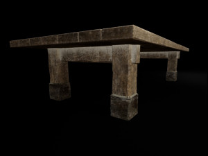 curved stool 3D Model