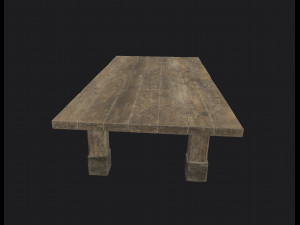curved stool 3D Model