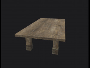 curved stool 3D Model
