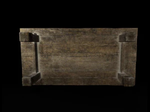 table brute Modèle 3D