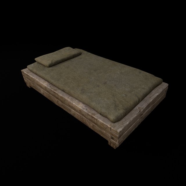 bunk bed Modelo 3D .c4d .max .obj .3ds .fbx .stl .blend 