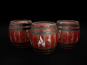 barrel powder 3D Model