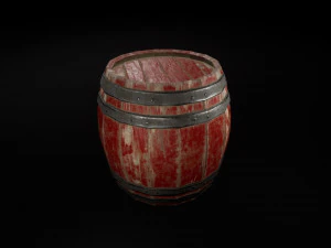 poudre de baril Modèle 3D