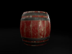 poudre de baril Modèle 3D