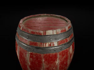 poudre de baril Modèle 3D