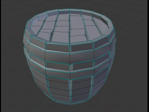 barrel powder Modello 3D