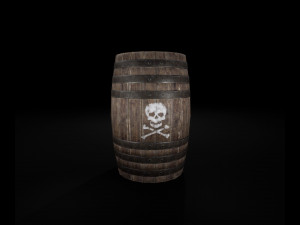explosive barrel Model 3D