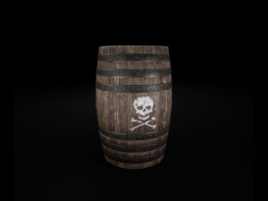 explosive barrel Model 3D