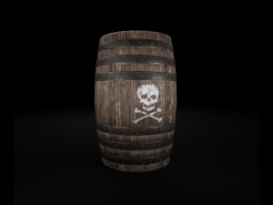 explosive barrel Model 3D