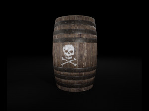 explosive barrel Model 3D
