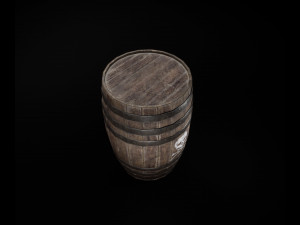 explosive barrel Model 3D