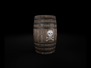 explosive barrel Model 3D