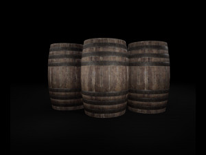 explosive barrel Model 3D