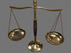 antique scales Model 3D