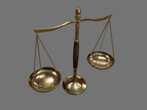 antique scales 3D Модель