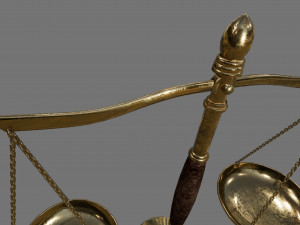 antique scales 3D Модель