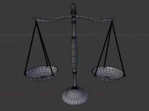 antique scales 3D Model