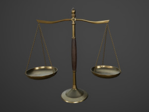 antique scales 3D Модель