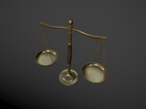 antique scales 3D Модель