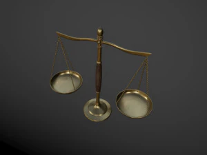 antique scales 3D Model