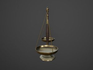antique scales 3D Модель
