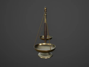 antique scales 3D Model