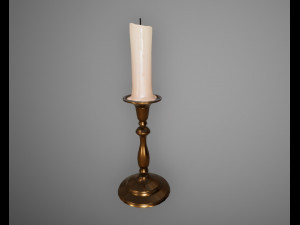 candle 3D Model