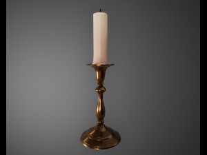 candle 3D Model