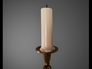 candle 3D Model