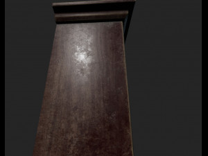 old bookcase 3D Модель
