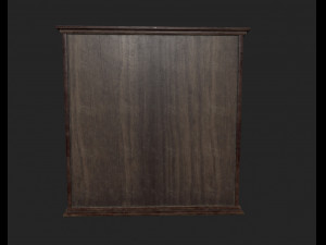 old bookcase 3D Модель