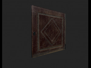 old bookcase 3D Модель