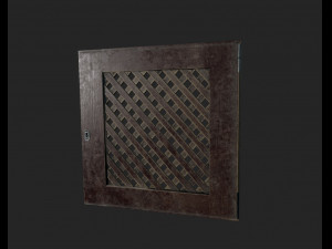old bookcase 3D Модель