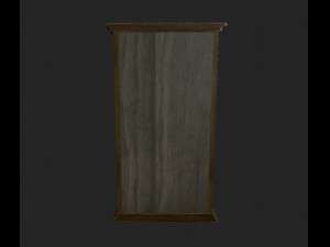 classic bookcase 3D मॉडल