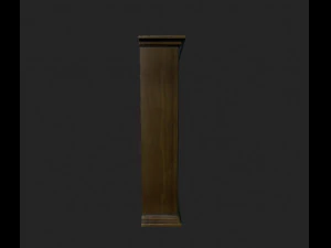 klassisches B&uuml;cherregal 3D Modell