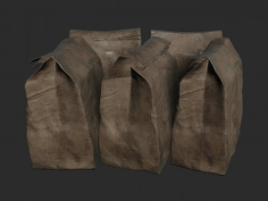 old paper bag 3D Model
