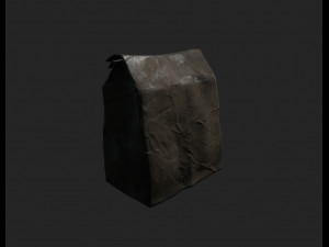 old paper bag Model 3D