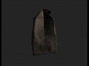 kantong kertas bekas Model 3D