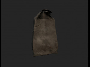 old paper bag Model 3D