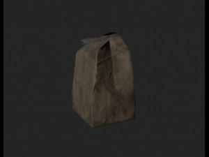 old paper bag Model 3D