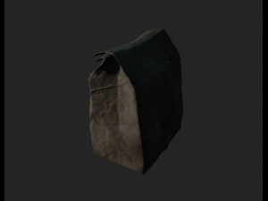 old paper bag Model 3D