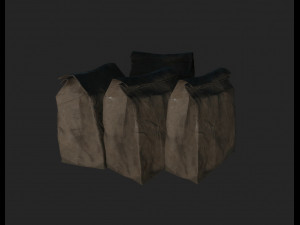 old paper bag Model 3D