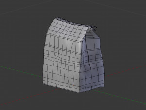 old paper bag Model 3D