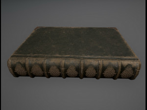 old books collection 3D Модель