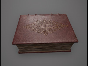 old books collection 3D Модель