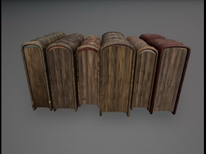 old books collection 3D Модель